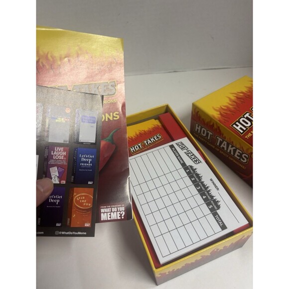 Hot Takes - What Do You Meme (3-8 Players) Party Game of Spicy Opinions - Picture 2 of 5